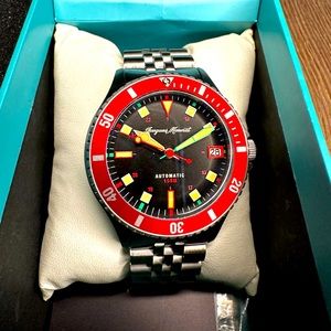 Jaques Monnat Laurent in Tobago Red color way JQ-3002-44